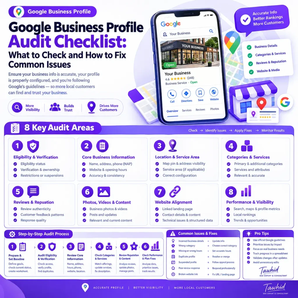 Google Business Profile Audit Checklist: What to Check and How to Fix Common Issues