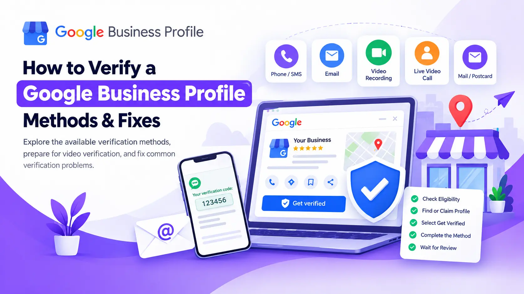 How to Verify a Google Business Profile: Available Methods and Common Verification Problems