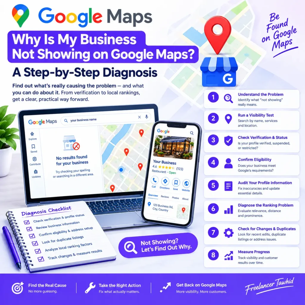 Why Is My Business Not Showing on Google Maps? A Step-by-Step Diagnosis