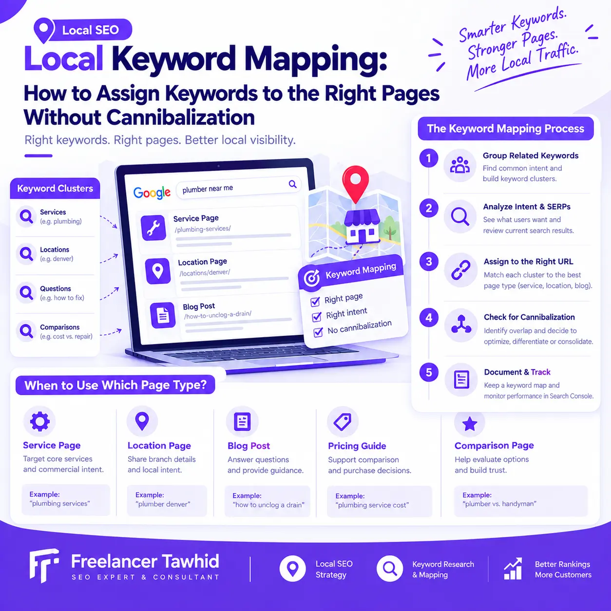 Local Keyword Mapping: Prevent SEO Cannibalization