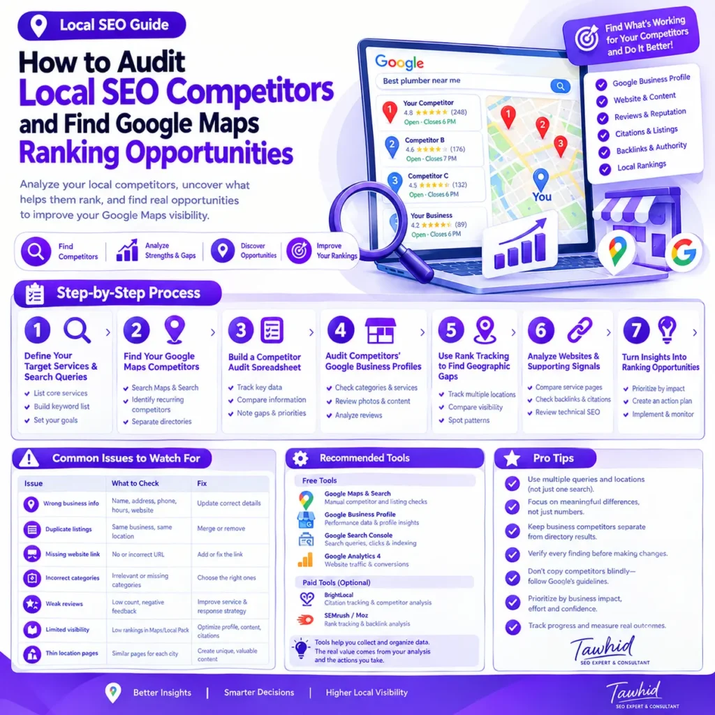 How to Audit Local SEO Competitors and Find Google Maps Ranking Opportunities