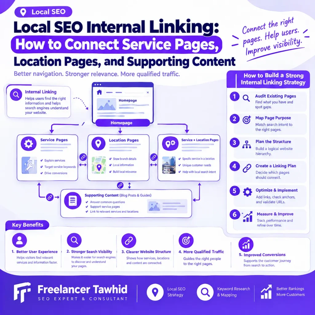 Local SEO Internal Linking: How to Connect Service Pages, Location Pages, and Supporting Content